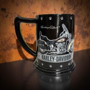 Harley-Davidson Heritage Softail Classic Collector Tankard Mug 2020 VGUC